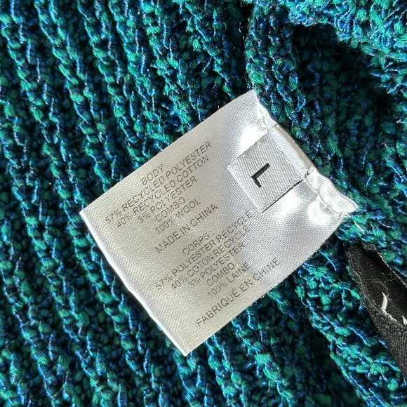 Proenza Schouler White Label Novelty Remix Zip Sweater - Size L - Picture 11 of 11